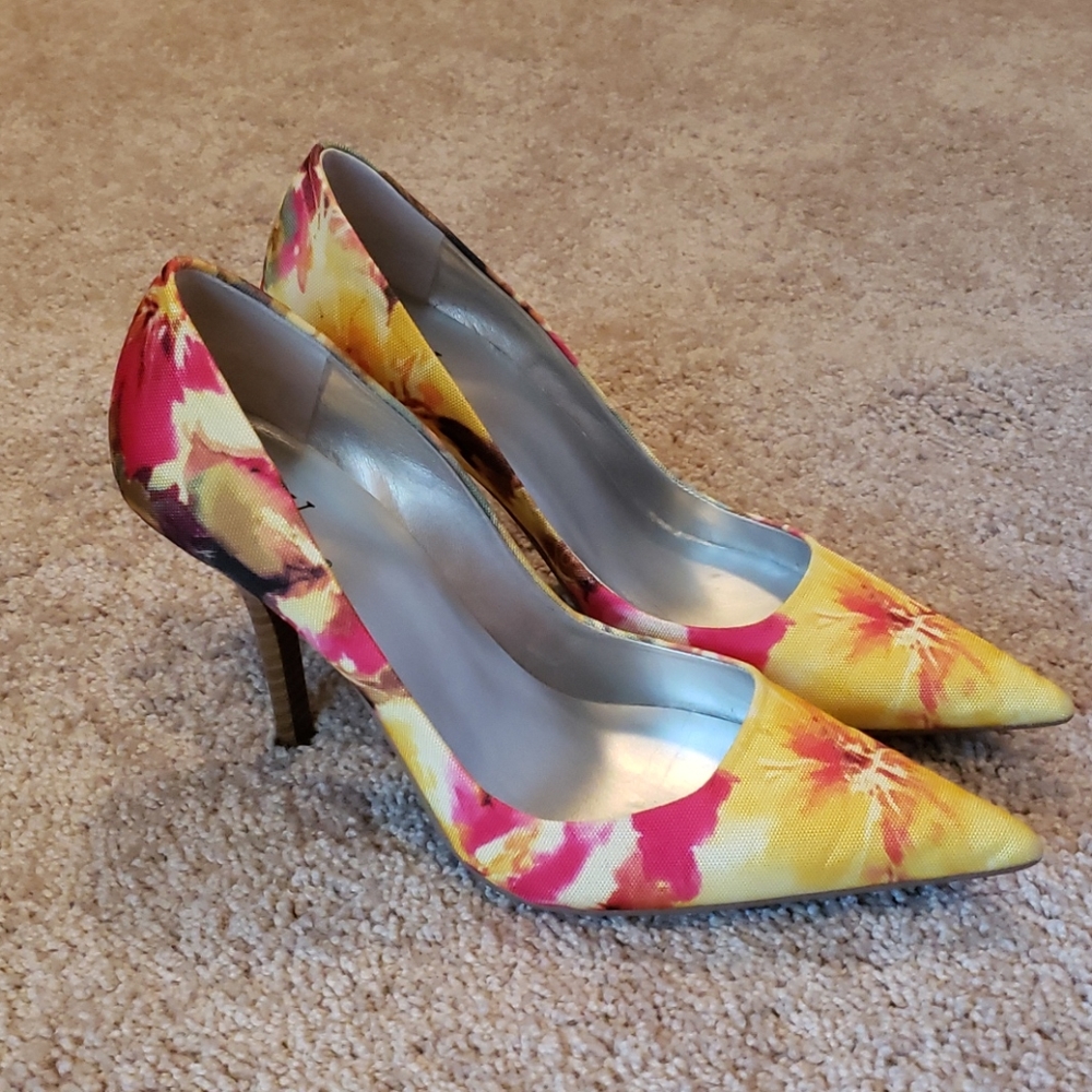 Worthington Bailey Pink Floral Heel